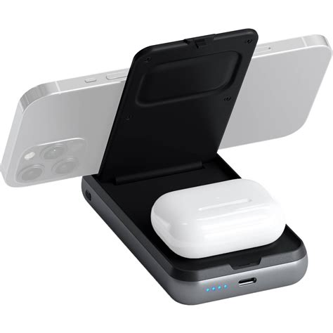 Satechi Duo Wireless Charger Power Stand Space Gray