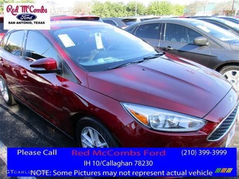 2016 Ruby Red Ford Focus Se Sedan 109946111 Photo 2