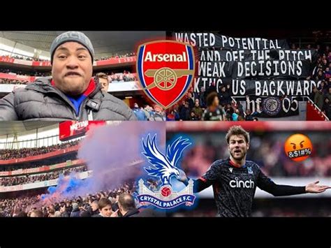 Arsenal Crystal Palace Vlog Fans Protest Towards Parish