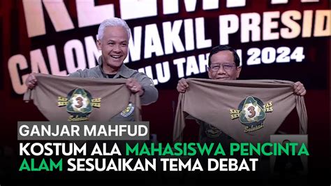 Ganjar Mahfud MD Curi Perhatian Saat Tampil Di Debat Cawapres 2024