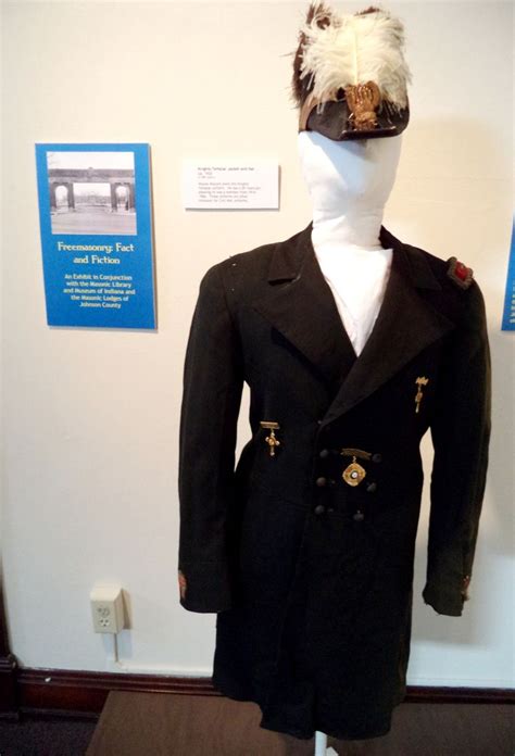 Knights Templar Uniform From 1916 On Display At The Freemasons