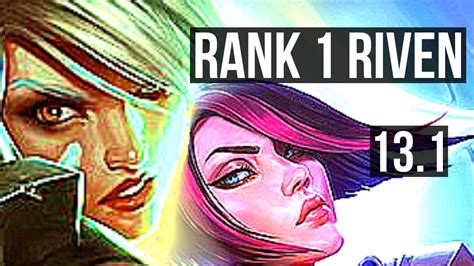 Riven Vs Fiora Top Rank 1 Riven 1527 Legendary 14m Mastery