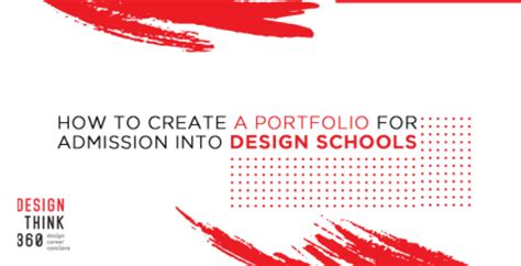 Learn How to Make the Perfect Portfolio for Admission to Design School