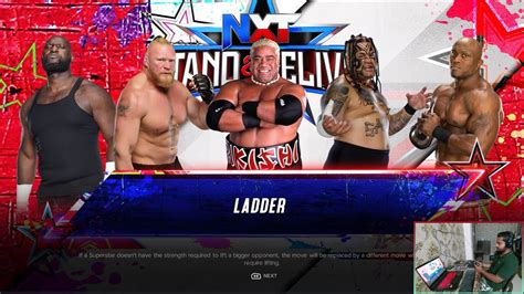 Omos Vs Bobby Lashley WWE Ladder Match WWE 2K22 YouTube