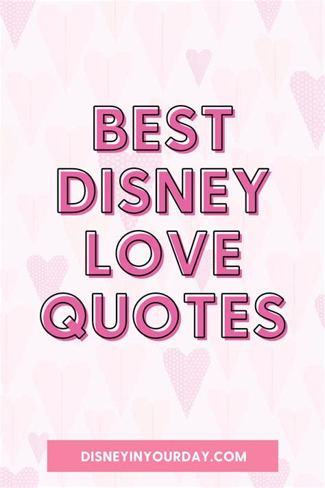 Best Disney Love Quotes - Disney in your Day