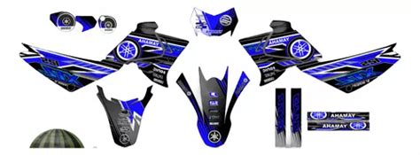 Yamaha Xtz 125 Graficos Stickers Calca Vinil Laminado Enduro Meses