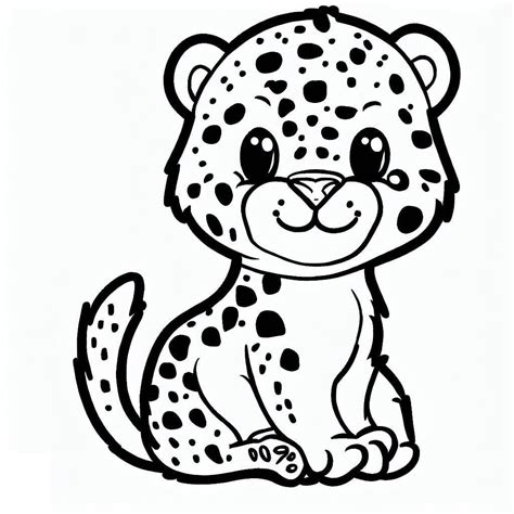 Coloriage Gu Pard Imprimer Sur Coloriageenfant