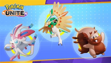 Pokémon UNITE Tips and Held Items for Decidueye Greedent and Sylveon