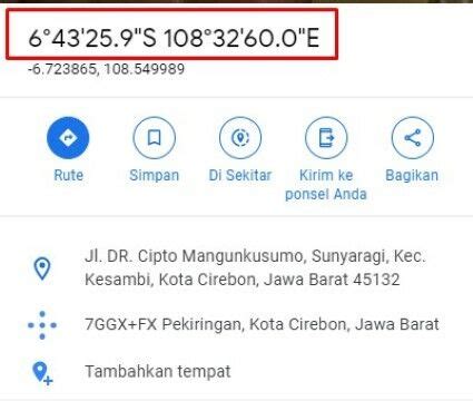 Cara Melihat Koordinat Di Google Maps Pc IFaWorldCup