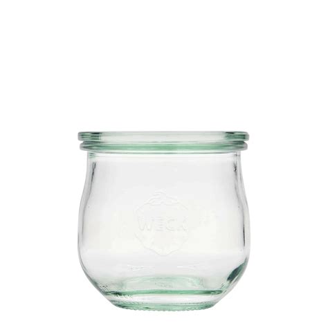 370 Ml WECK Tulip Jar Closure Round Rim 370 Clear 100033870