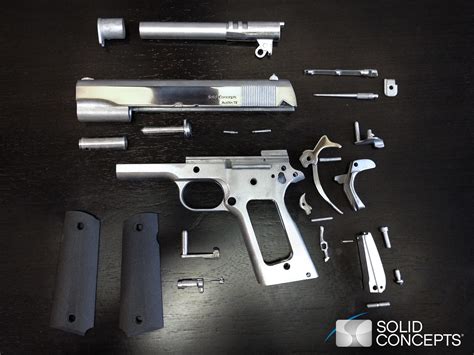 3d Printed Stainless Steel 45 Caliber Handgun Business Insider