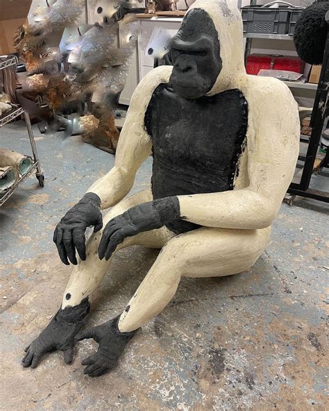Simon The Stuffa On Tumblr Gorilla Replica Coming On Looking A Bit Naked At The Moment