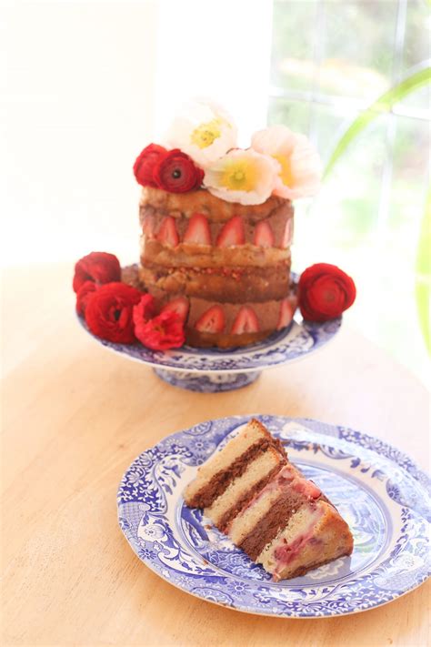 Strawberry Mousse Layer Cake By Alisha Henderson For National Cake Day