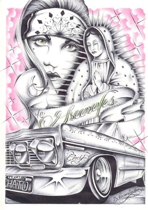 Chicano Drawings Chicano Art Tattoos Art Drawings Drawing Tattoos