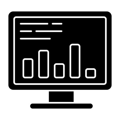 An Icon Design Of Online Data Analytics 24153255 Vector Art At Vecteezy