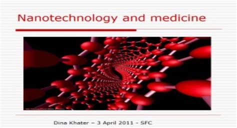 Free Download Nanotechnology And Medicine Powerpoint Presentation Slides