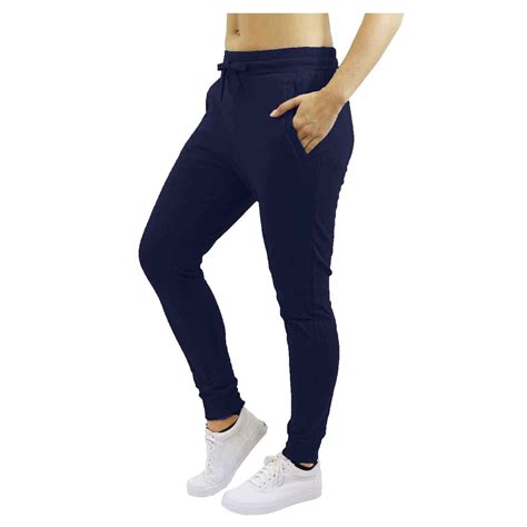 Women S Jogger Pants With Tech Zipper Pockets Slim Fit Design