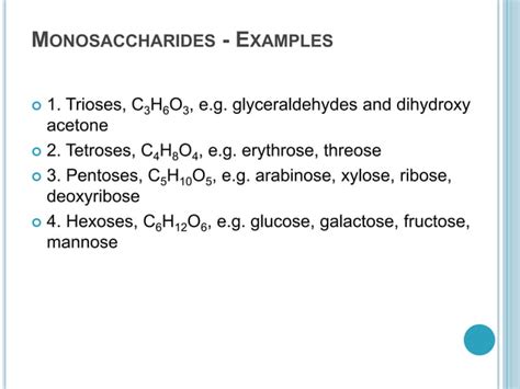 Classification Of Carbohydrates Ppt