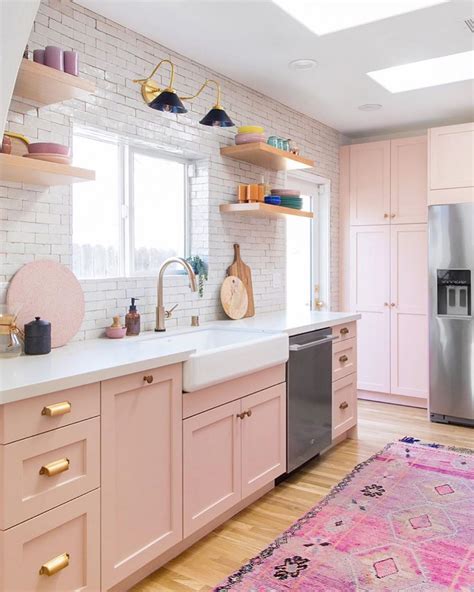 Cocinas Rosas Modernas Que Te Van A Conquistar Home Decor Kitchen