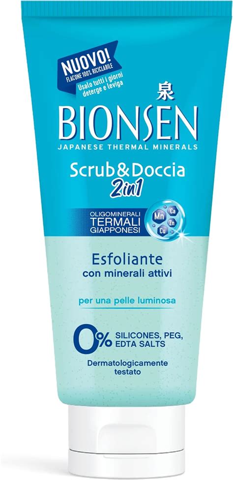 Bionsen Scrubs E Shower Gel Mineralizzante 300 Ml Amazon It Bellezza