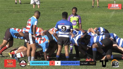 Club Rugby Goodwood 1st Xv Vs Kraaifontein 1st Xv Youtube