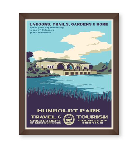 Humboldt Park Chicago – A WPA-inspired Chicago Neighborhood Print — The Chicago Neighborhoods