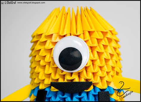 Origami D Mikaglo Minionek Z Origami D Origami Minion