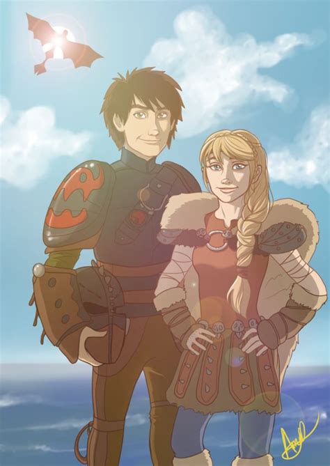 Hiccup And Astrid How To Train Your Dragon 2 Fan Art