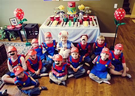 Mario Bros. Party - Cake Paper Party