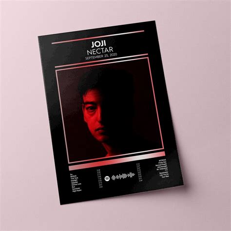 Joji Poster Nectar Poster Joji Album Cover Prints Custom Wall Etsy