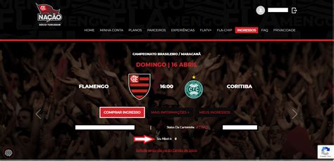 Flamengo x Ñublense informações sobre ingressos para a CONMEBOL