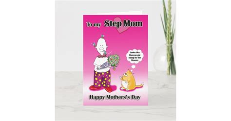 Step Mum Mothers Day Card Zazzle