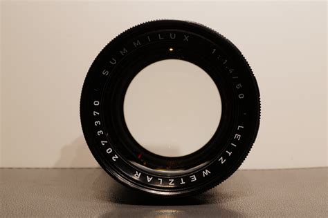 【中古：b 並品 】ライカ ズミルックスm 50mm F1 4 オリジナルブラックペイント 2119340495556 中古カメラ