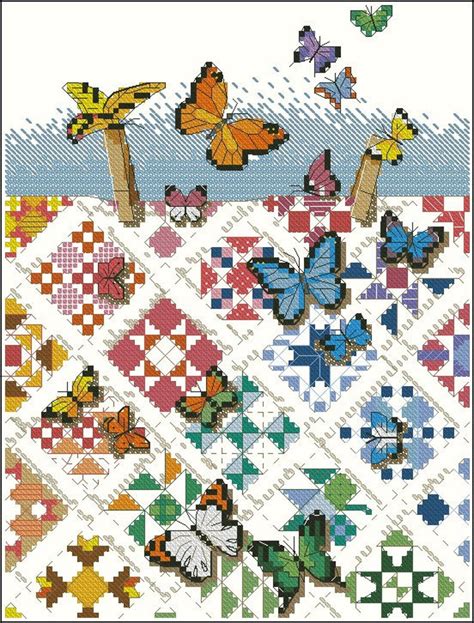 Quaker Cross Stitch Pattern Pdf Sampler Primitive Wall Decor Etsy