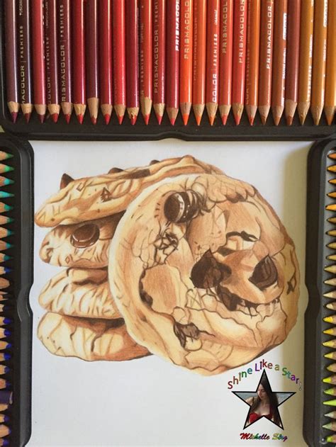 Realistic Cookie Drawing 🍪🎨 #art #artsy #artist #artwork #creative # ...