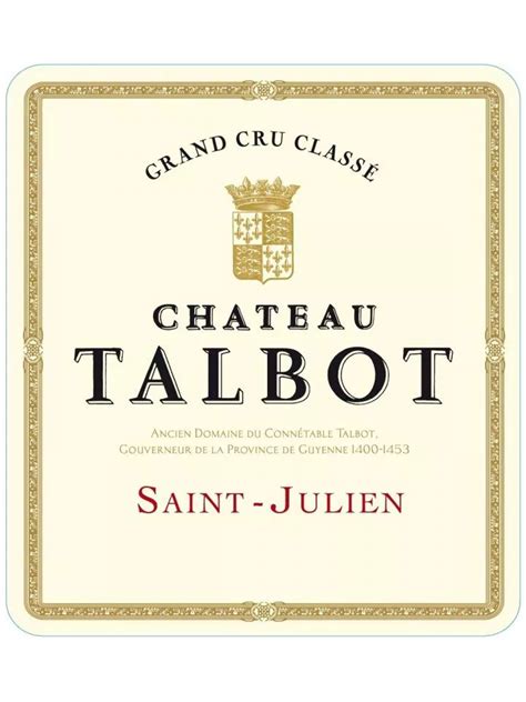 Château Talbot Saint Julien 2016 75cl Chateau