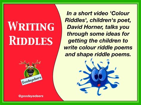 Writing Riddles | Teaching Resources