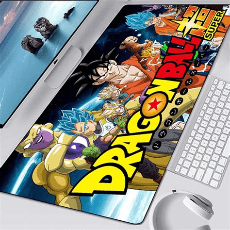 Dragon Ball Super Fierce Team Saiyan Extended Mouse Pad