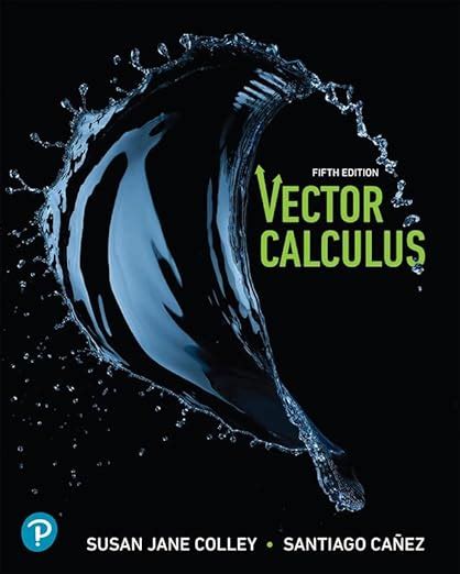 Vector Calculus 9780136800064 Colley Susan Books