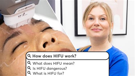 Hifu Skin Tightening Explained Most Google D Questions London Youtube