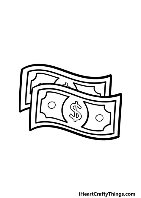 Cartoon Money Drawing How To Draw Cartoon Money Step By Step