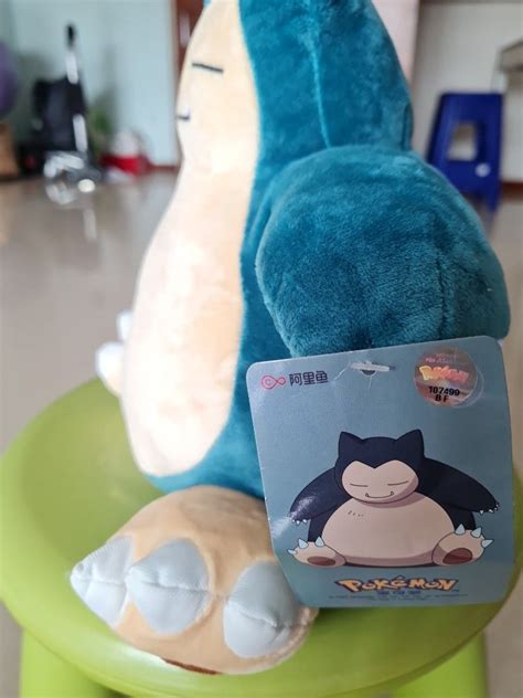 Pokemon Snorlax Soft Toy Hobbies Toys Toys Games On Carousell