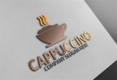 Cappuccino Logo Logo Templates Creative Market