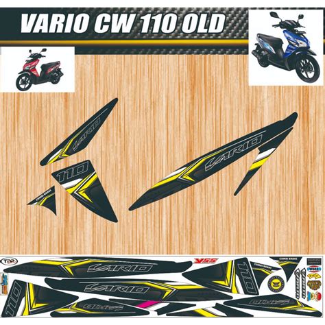 Variations Of Stickers LIS DECAL Elegant MOTIF Motorcycle HONDA VARIO