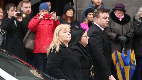 Thousands File Past Open Coffin Of Dolores ORiordan In Her Native