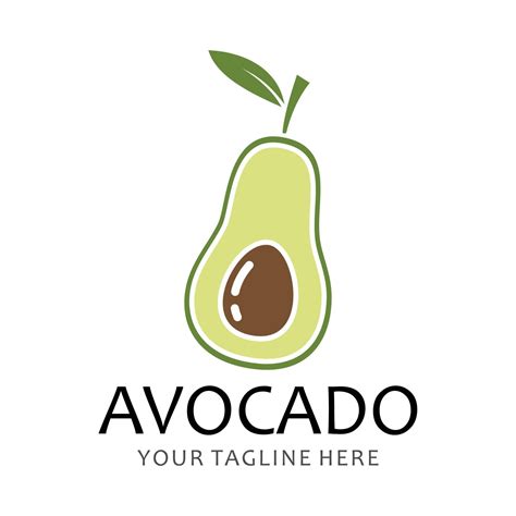 avocado vector logo template 6263262 Vector Art at Vecteezy