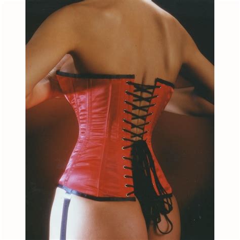 Classic Satin Korsett Rot Gr 50 Erotex Korsett Corset Nuernberg