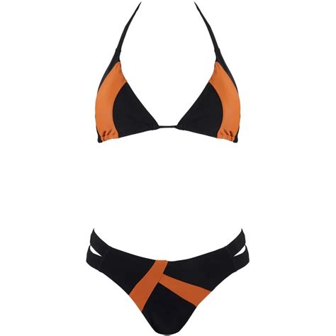 Gsecret Set Bikini Cut Out B Cup Copper