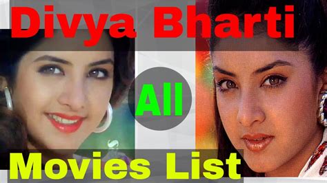 Divya Bharti All Movies List 28 Youtube