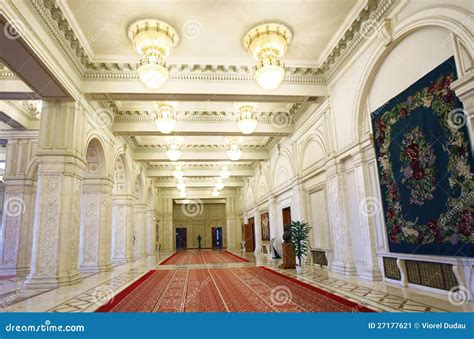 Romania Parliament Palace Interior Editorial Photo - Image of palace, building: 27177621